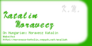 katalin moravecz business card